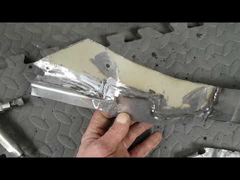 Ford escort Xr3i cabriolet restoration project. nearside front chassis repair