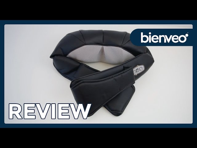 Vídeo relacionado con Nekteck masajeador de cuello y espalda, shiatsu cuenta con almohadilla de masaje de amasado 3D para aliviar el calor y el tejido eléctrico profundo Adecuado para usar en casa y en el automóvil (negro)