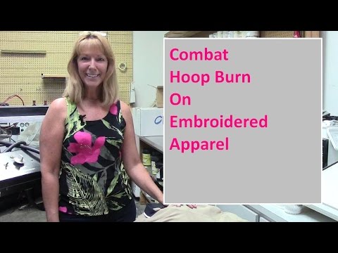 Combat Hoop Burn on Embroidered Apparel - YouTube