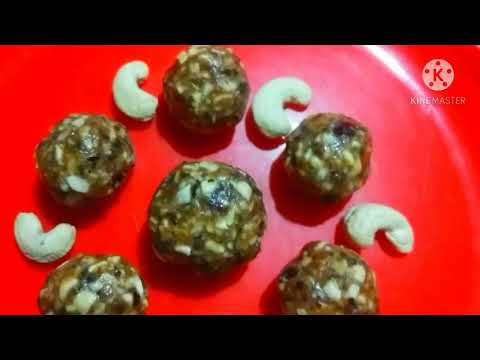 Dry fruits laddu