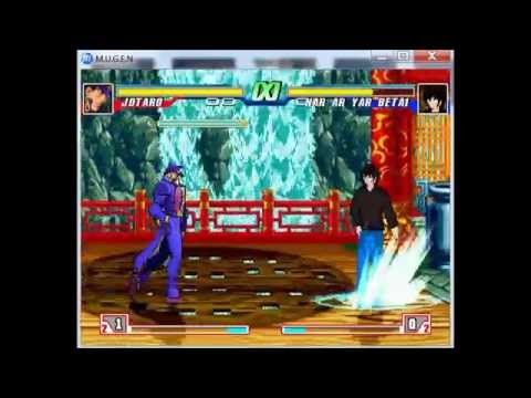 Mugen All Stars Legends Episode 30 Kujo Jotaro (me) VS Narayan Guerra Lopez