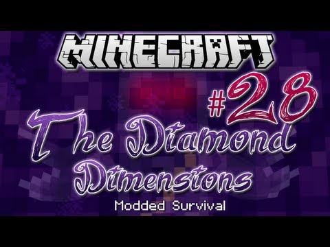 "WITHER SKULLS" | Diamond Dimensions Modded Survival #28 | Minecraft