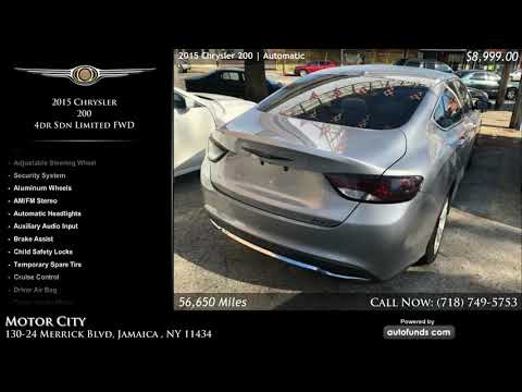 Used 2015 Chrysler 200 | Motor City, Jamaica , NY - SOLD