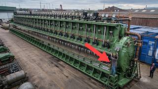 Inside The World Of Giant Vintage Engines – Industrial Diesel Technology Explained