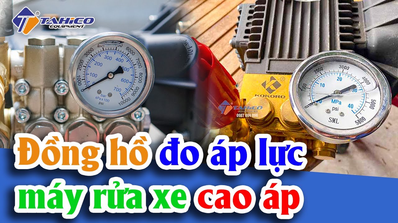 Đồng hồ đo áp lực máy rửa xe cao áp 19