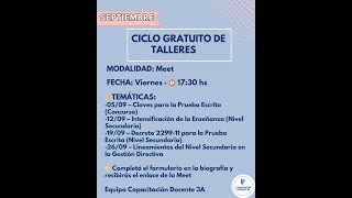 Video de Directoras/es CEF: Curso — Acompañamiento del Curso Obligatorio