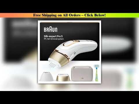 Braun silkexpert pro 5 pl5152 - unisex ipl epilator for permanent hair removal at home, includes