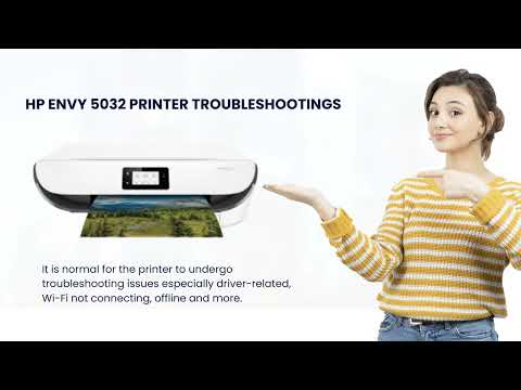 HP ENVY 5032 Troubleshooting| Printer Problem Fix | Offline error | driver unavailable