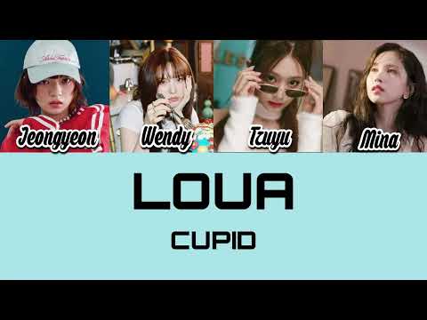 LOUA "Cupid" Color Coded Lyrics