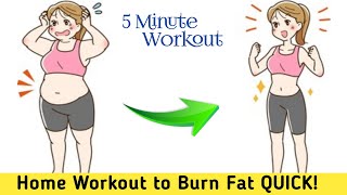 Home Workout to Burn Fat QUICK! 🔥 Amazing Results 🔥 No Equipment Needed 🔥 Fitness Guide