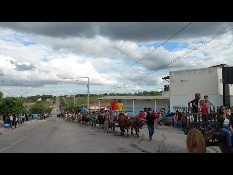 MUITA GENTE NA FESTA DO CARRO DE BOI EM INHAPI-AL 