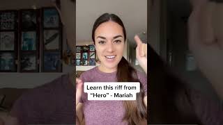 Mariah Carey "Hero" riff tutorial #shorts