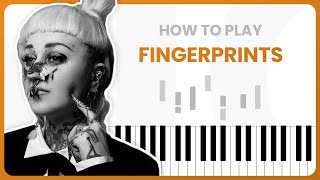 How To Play Fingerprints By Hiatus Kaiyote On Piano - Piano Tutorial (PART 1)