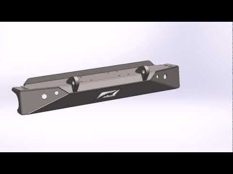 Motobilt Jeep YJ/TJ/LJ Stubby Bumper Solidworks model