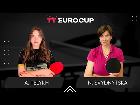 18:50 Anastasiia Telykh - Nataliia Svydnytska  23.10.2023 TT Euro.Cup Women Ukraine Master. TABLE 3