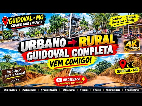 O CONTRASTE DE GUIDOVAL: Do Asfalto à Estrada de Terra em Um Só Passeio