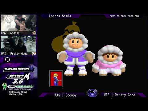 SG at GU 18.7 Melee LS - WAS | Pretty Good (Ice Climbers) vs WAS | Scooby (Sheik)
