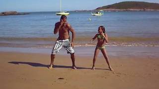 LAURA E CLAUDIO,DANÇANDO REBOLATION NAS PRAIAS DE NOVA GUARAPARI-ES.