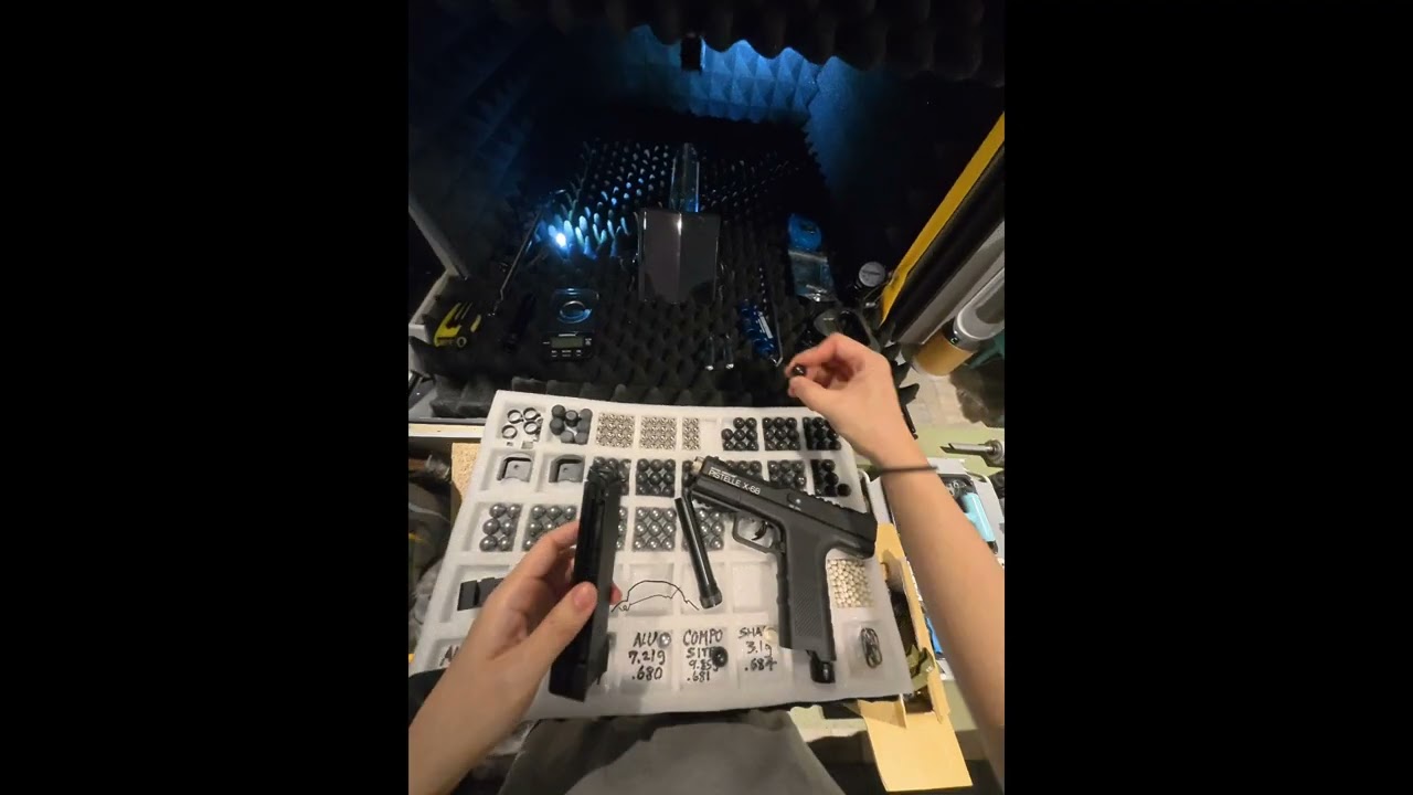 X-68 4.5 Inch Rifled Steel Barrel vs Stock Aluminum Barrel + Shaped vs Round Projectile Test Review