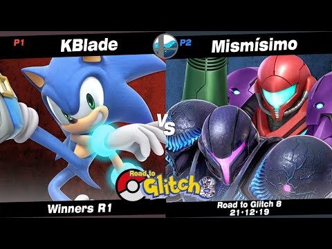 Road to Glitch 8: KBlade (Sonic) vs Mismísimo (Dark Samus, Samus) - Winners R1