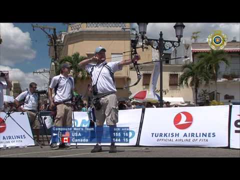Canada v USA – compound men's team gold | Santo Domingo 2009 Archery World Cup S1