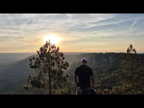 Expedição Jaguariaíva, PR - Dia 1, parte 2: Banho de rio e mirante da Santa do Paredão e descida