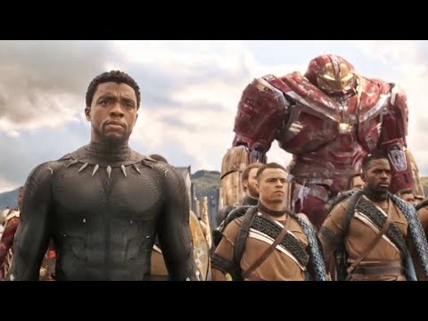 "Wakanda Forever" - Avengers vs Outriders / Avengers: Infinity War (2018) HD Movie Clip