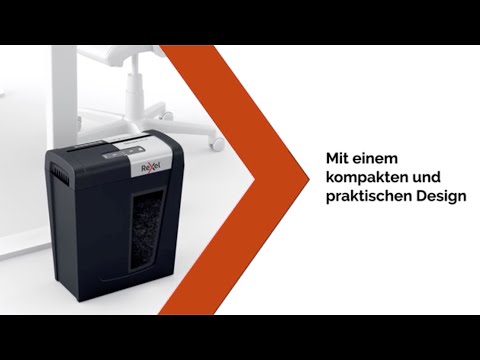Artikelvideo 1 für Rexel Secure MC4 Aktenvernichter mit Partikelschnitt P-5, 2 x 15 mm, bis 4 Blatt, schwarz, Artikelnummer 437174