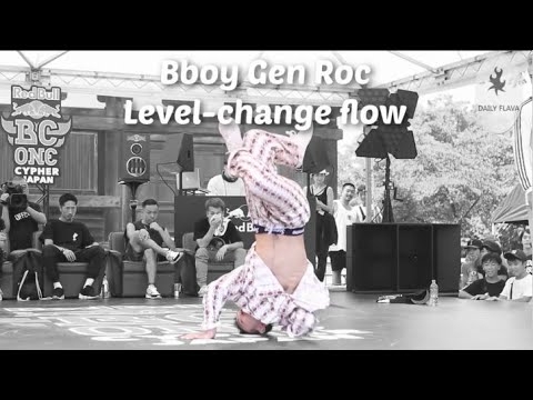 Bboy Gen Roc (Good Foot crew). Rapid level-change flow. Decade of Dopeness.