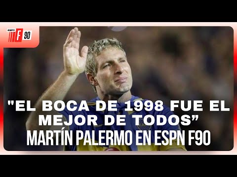 "MI DESEO ES DIRIGIR A ESTUDIANTES Y A BOCA", MARTÍN PALERMO EN ESPN F90