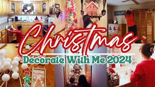 2024 CHRISTMAS DECORATE WITH ME | CLEANING MOTIVATION