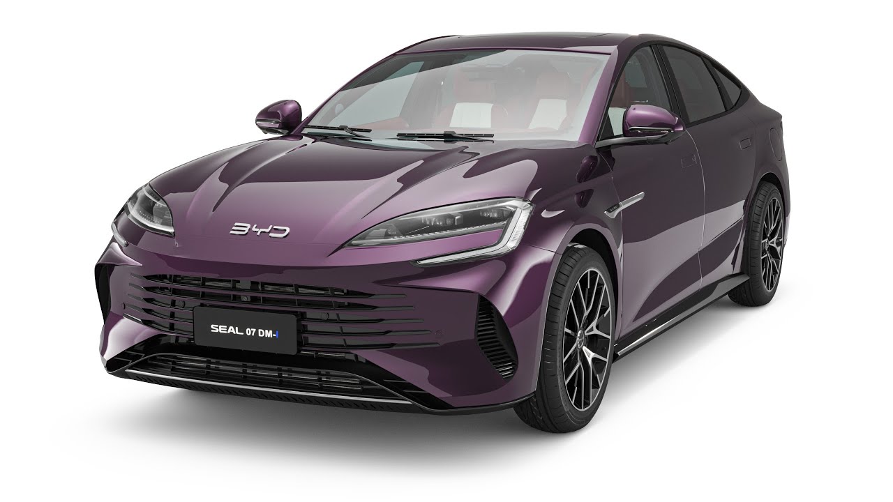 2025 BYD Seal 07 DM-i With Interior 3D Model