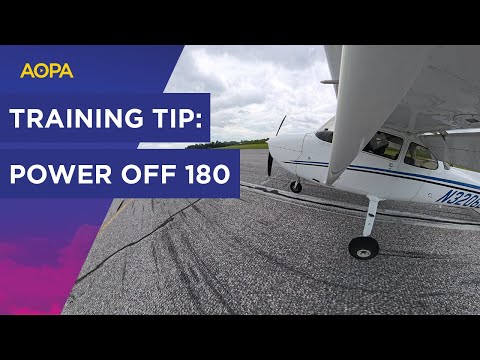 How to practice power off 180 degree approaches and landings