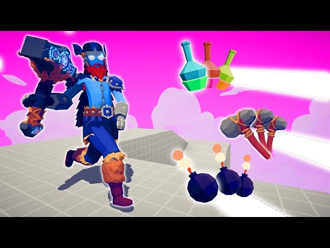 THROW EVERYTHING AT SECRET THOR | TABS - Totally Accurate Battle Simulator