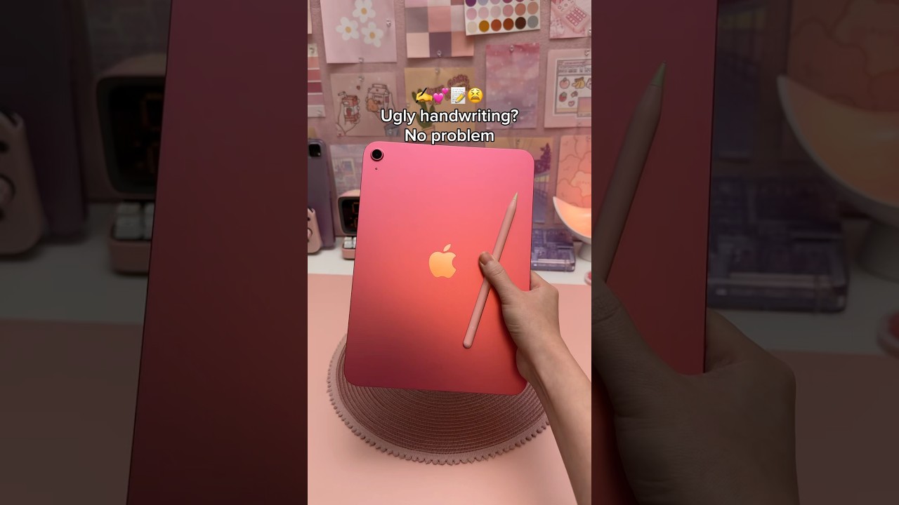 Ugly handwriting? No problem ✍️💕 iPad note taking tips | apple pencil | study notes | iPadOS 18