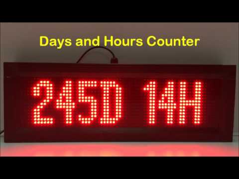 LED Counter and Timer Display Board