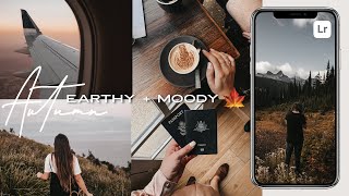 Earthy + Moody AUTUMN Lightroom Mobile Preset by @athenaandcamron
