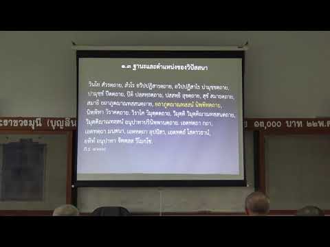122-วิปัสสนาภาวนาในคัมภีร์ 1(2).ฐานะและตำแหน่งของวิปัสสนา