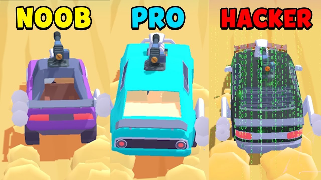 NOOB vs PRO vs HACKER - Desert Riders