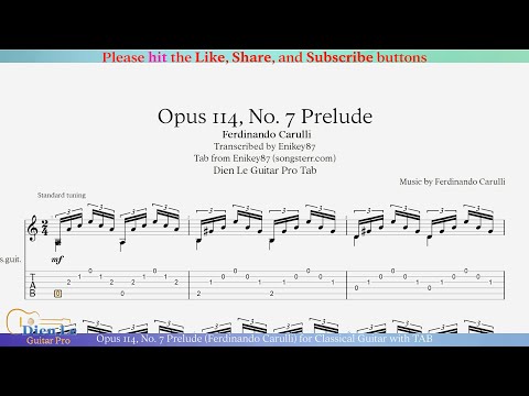 Opus 246 No 7 - Prelude In D Major - Ferdinando Carulli