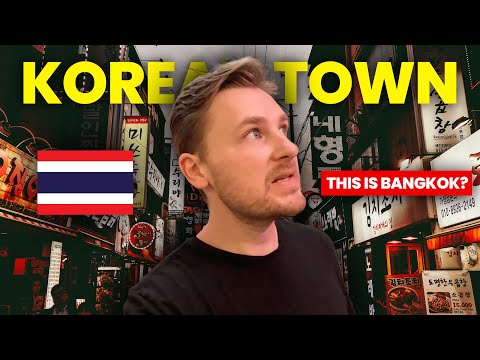 I CAN'T BELIEVE this is Bangkok, Thailand! 🇹🇭 | KOREAN TOWN