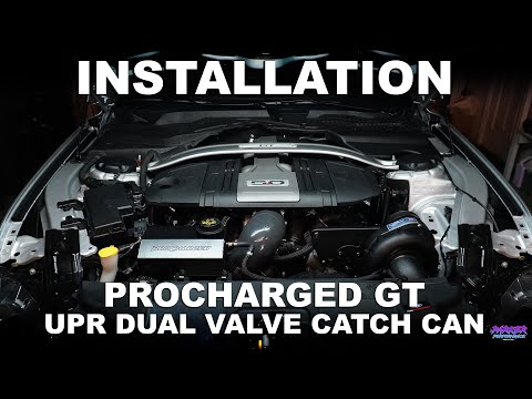 How To Install a UPR Dual-Valve Catch Can on your 2018-2023 ProCharged Mustang GT