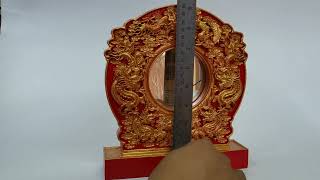 กระจกเบิกเนตร กระจกไคกวง ลายเก้ามังกร ร้าน C.C.Crete