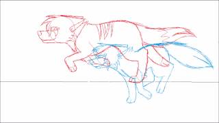 .:Sketch Run Cycle:Two Body:.