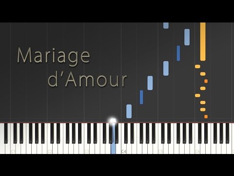 Mariage d'Amour - Paul de Senneville (George Davidson) \\ Synthesia Piano Tutorial