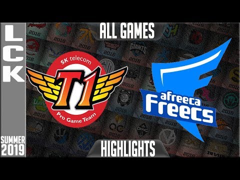 SKT vs AF Highlights ALL GAMES | LCK Summer 2019 Week 1 Day 5 | SK Telecom T1 vs Afreeca Freecs