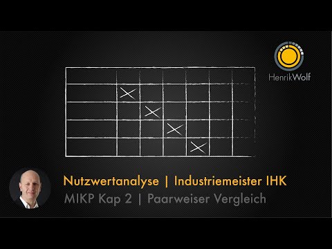 Nutzwertanalyse N°2 | Paarweiser Vergleich | Industriemeister IHK | Komplexes einfach erklärt