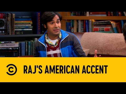 Raj's American Accent | The Big Bang Theory | Comedy Central Africa