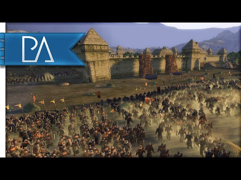 HUGE SIEGE BATTLE - Third Age Total War Gameplay