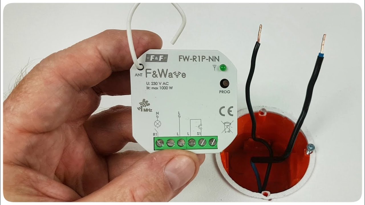 Jak zmodernizować oświetlenie w starym budownictwie (łącznik pojedynczy, schodowy),  FW-R1P-NN